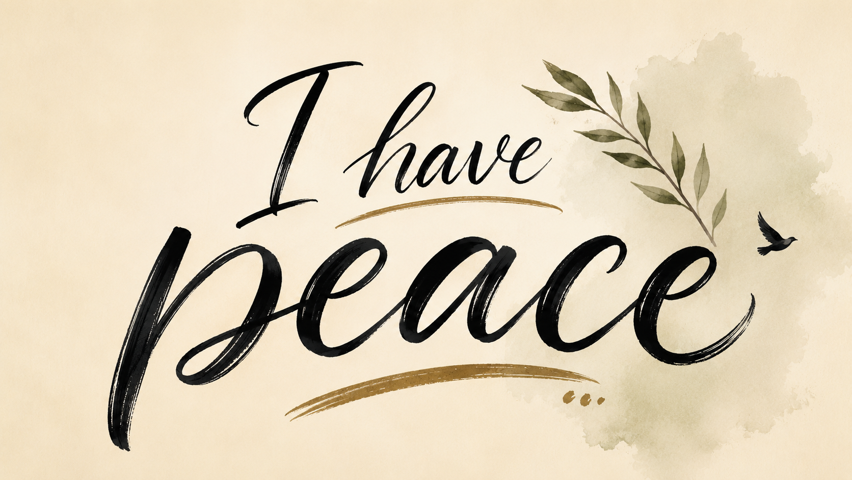 I have peace (Anecdote no. 1941)