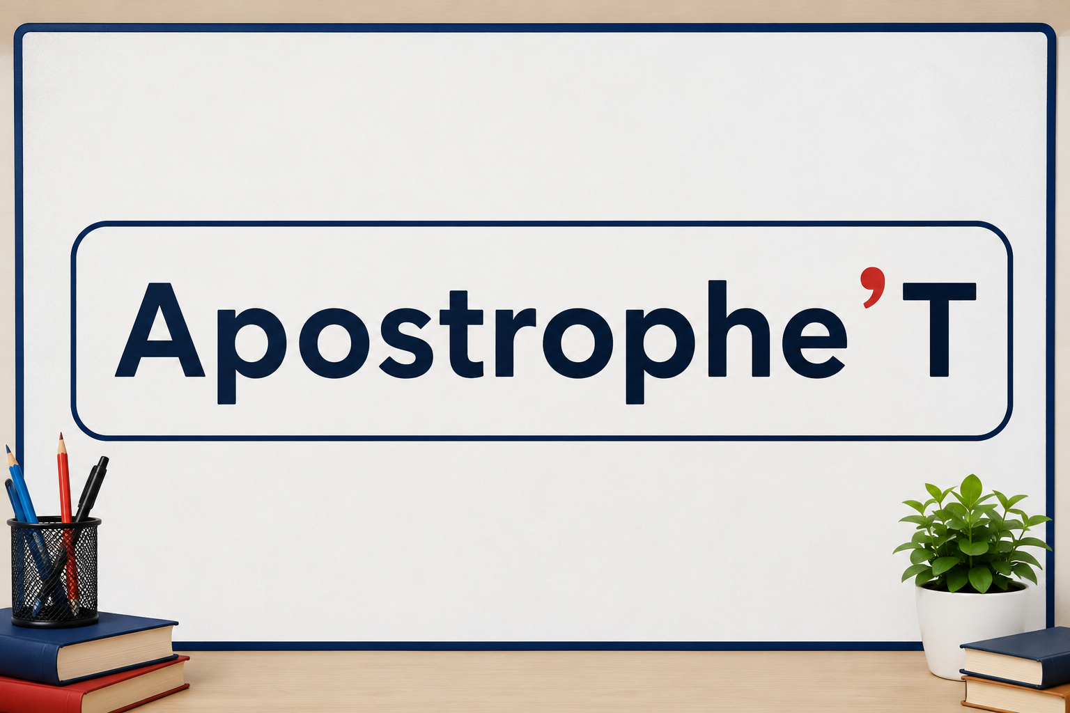 Apostrophe T (Anecdote No. 1929)