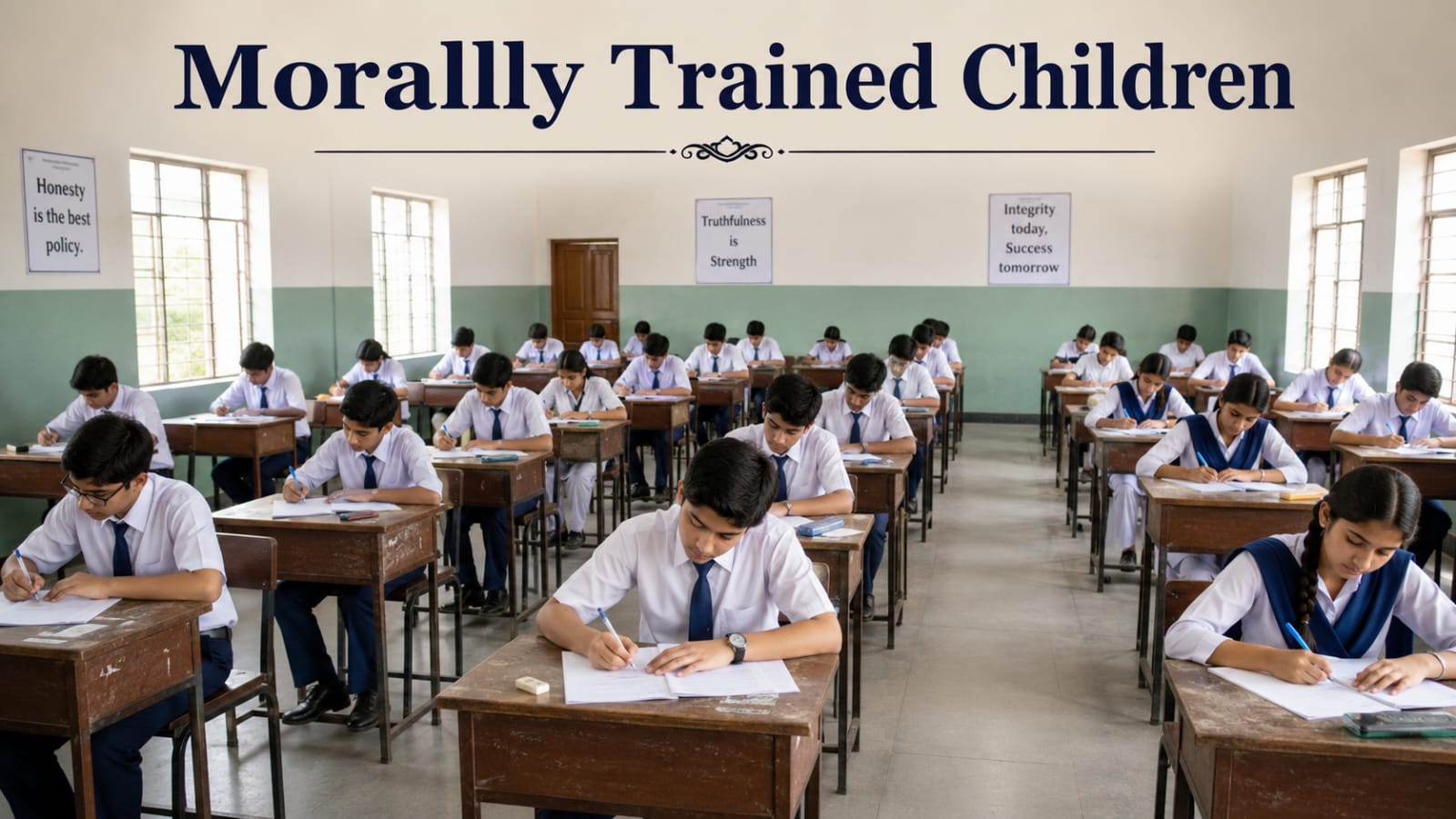Morally trained children  (Anecdotes 1953)